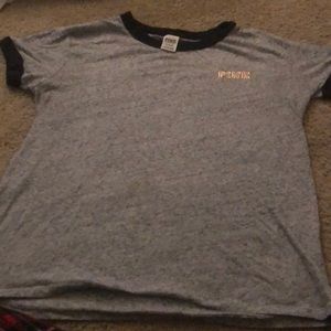 Pink short sleeve shirt